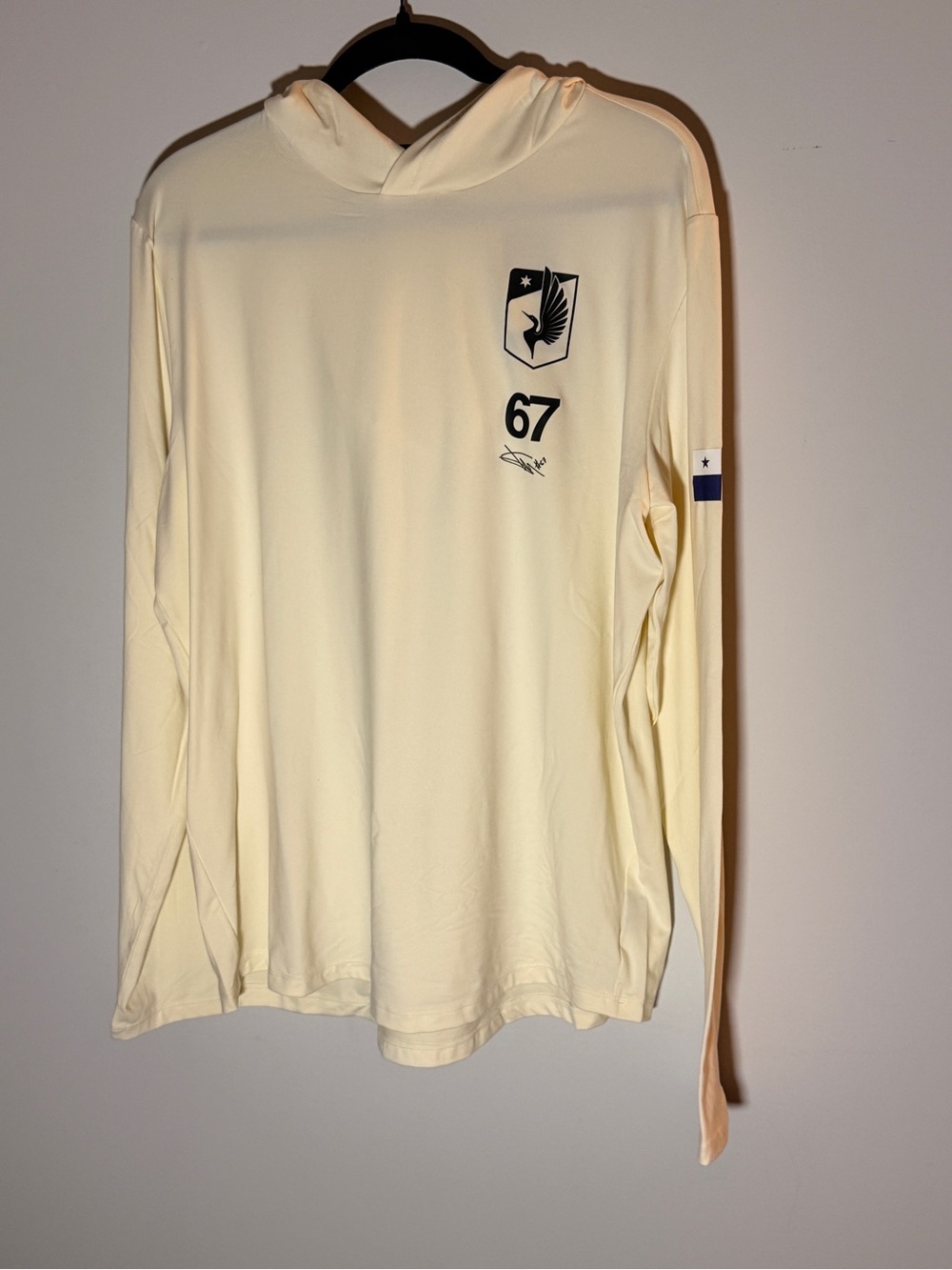 UNRL Minnesota United FC #67 Carlos Harvey Hooded Shirt